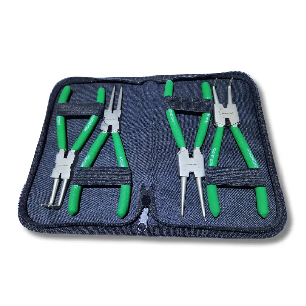 Micro-tec Circlip plier set 4 piece (internal and external)