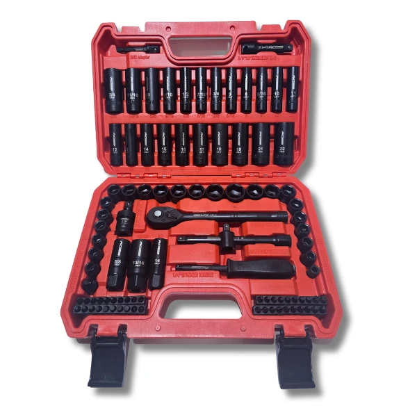 HT74 96 Piece 3/8inch impact socket set - Image 1