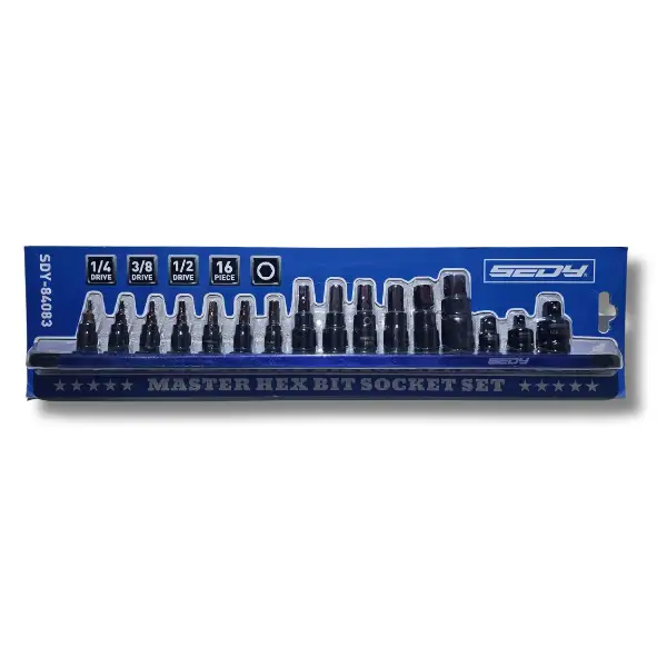 HT93 Heavy duty hex bit socket set - Image 1