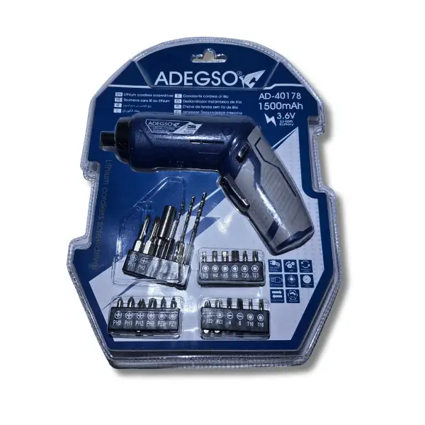 3.6V Cordless screwdriver (Inc bits)