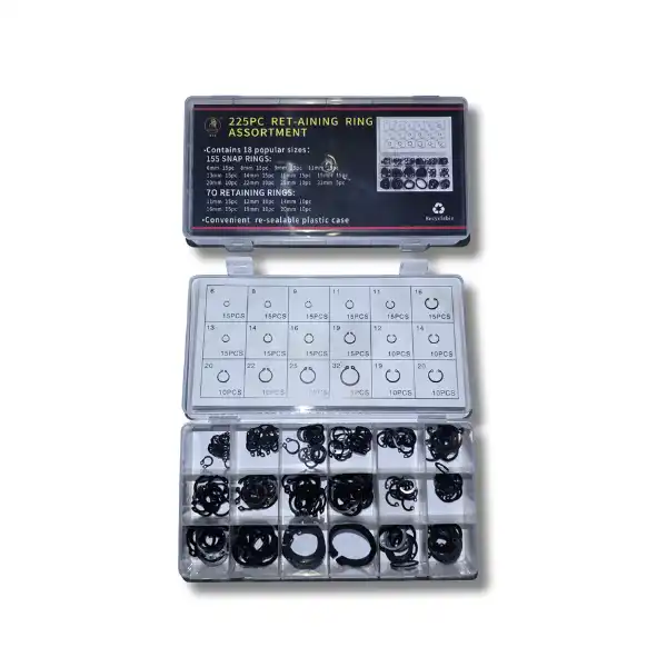 225pcs Snap rings