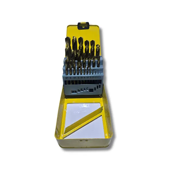 25 pcs Twist drill set metric 1.0mm - 13mm