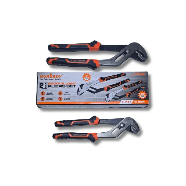 2 pcs Water pump plier set 8" and 10"