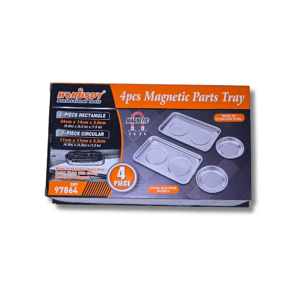 4 Pcs Magnetic parts tray