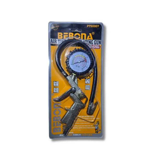 Air tyre inflating gauge